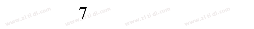 BOOKSHELF SYMBOL 7字体转换